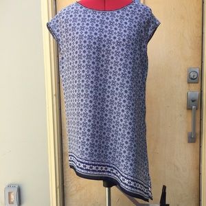 Max Studio Asymmetrical Sleeveless Tunic (S) NWT